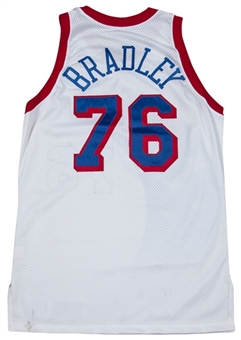 1993-94 Shawn Bradley Game Used Philadelphia 76ers Home Jersey